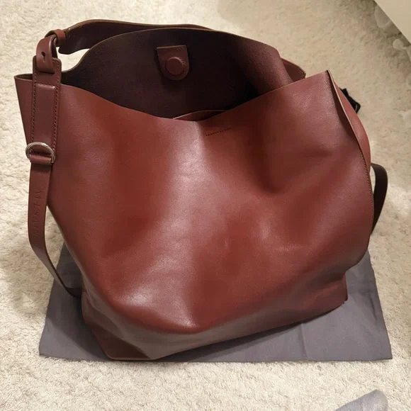 All Saints Paradise North South Leather Tote - Picture 7 of 14